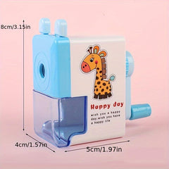 Single Hole Pencil Sharpener Boxed Student Stationery Handheld