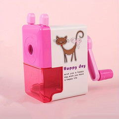 Single Hole Pencil Sharpener Boxed Student Stationery Handheld