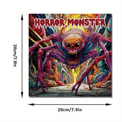 40pcs Pictures 20pcs Thickened Paper Horror Monster Coloring Book
