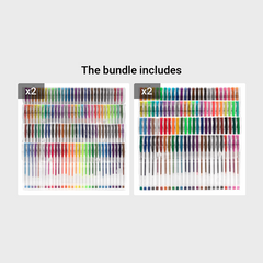 120 Gel Pens Set for Adult Coloring Books Doodling Drawing Writing & Sketching