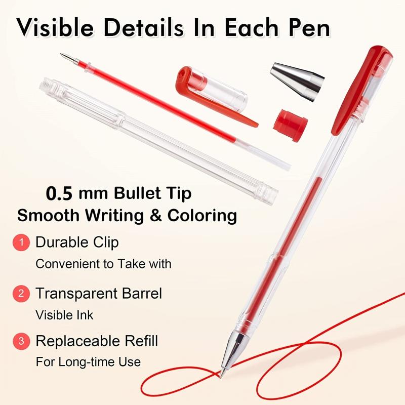 120 Gel Pens Set for Adult Coloring Books Doodling Drawing Writing & Sketching