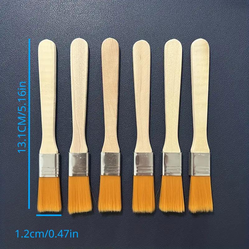 5pcs Nylon Paintbrushes for DIY Projects and Artistic Painting
