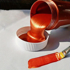 100ml Metallic Acrylic Paint Waterproof Fade Proof for DIY Hand Clothes