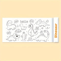 DIY Coloring Paper Roll 72x97 cm Animal Painting Gift