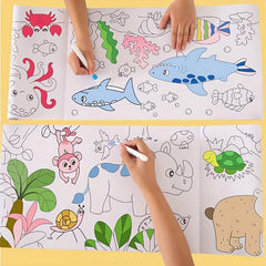 DIY Coloring Paper Roll 72x97 cm Animal Painting Gift