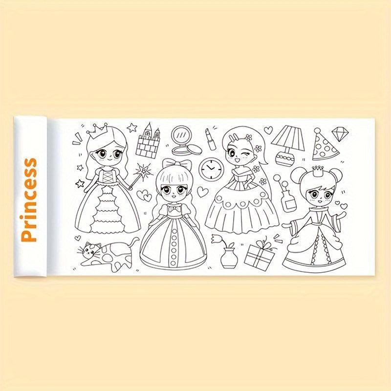 DIY Coloring Paper Roll 72x97 cm Animal Painting Gift
