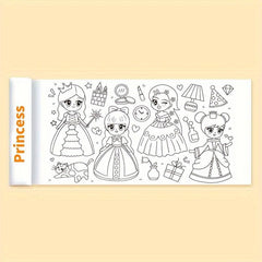 DIY Coloring Paper Roll 72x97 cm Animal Painting Gift