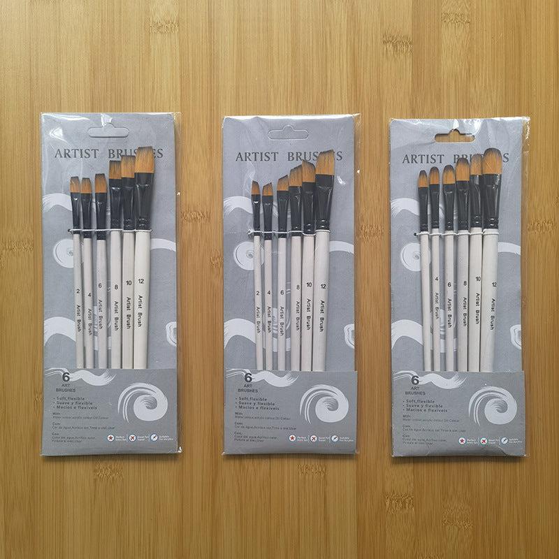 Paint Brushes Set for Acrylic Painting Watercolor 3 6 10 12 15 Pcs
