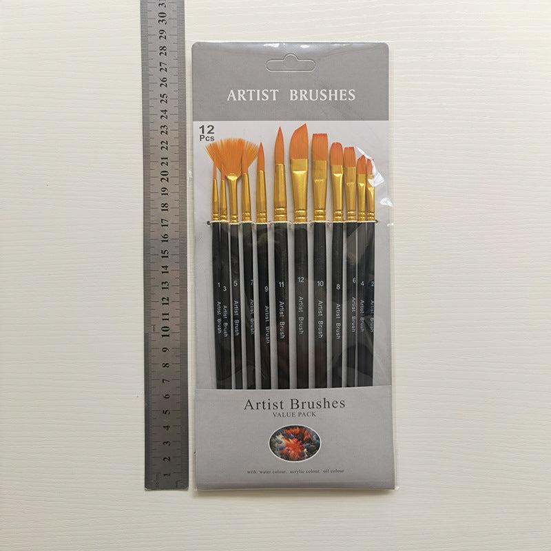 Paint Brushes Set for Acrylic Painting Watercolor 3 6 10 12 15 Pcs