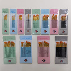 Paint Brushes Set for Acrylic Painting Watercolor 3 6 10 12 15 Pcs