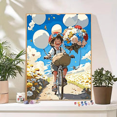 DIY Digital Painting Animation Hand Painting Bedroom Decoration Gift