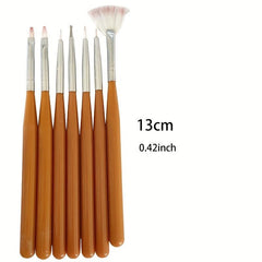 7pcs Art Painting Pen Smudge Gradient Drawing Pen Painting Tools
