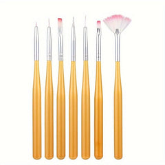 7pcs Art Painting Pen Smudge Gradient Drawing Pen Painting Tools