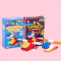 Creative DIY Building Blocks Toy Aircraft Fighter Submarine Truck Pen Sharpener