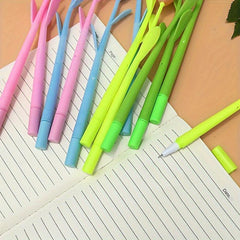 10pcs Tulip Flower Pens - Creative Gel Ink Ballpoint Pens