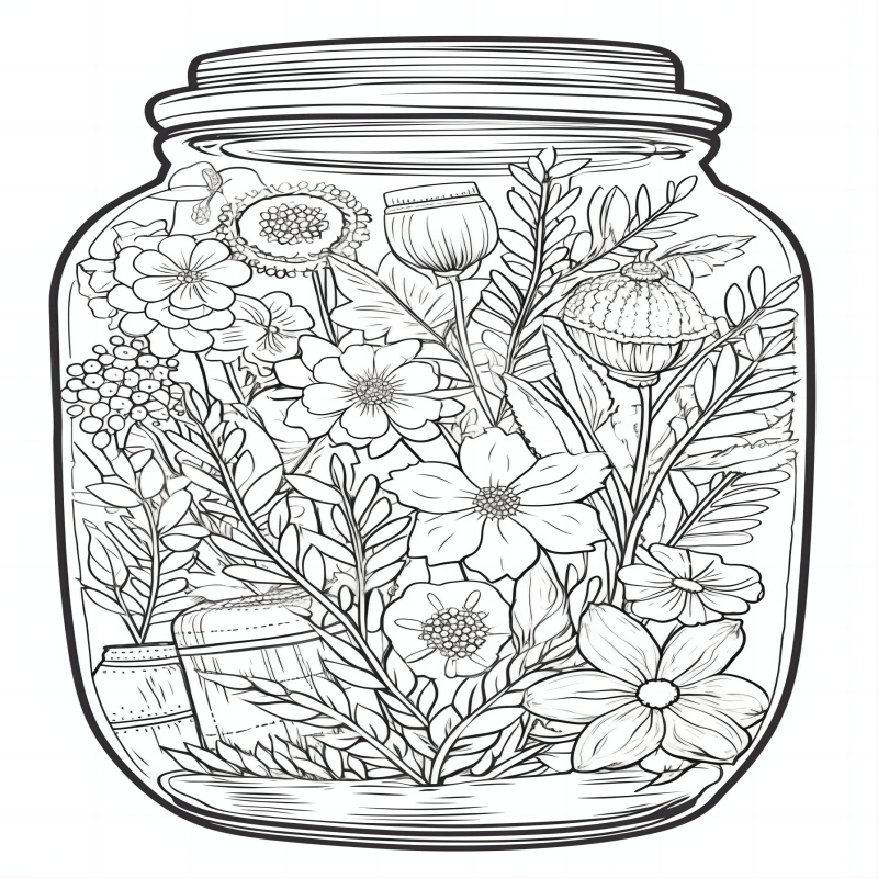 Thickened A4 Paper Coloring Book 25 Pages Top Flap Glue 1 World In The Jar