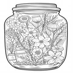 Thickened A4 Paper Coloring Book 25 Pages Top Flap Glue 1 World In The Jar