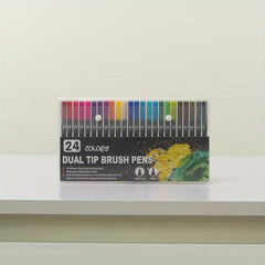 12pcs Washable Watercolor Brush Set for Kids Art Drawing