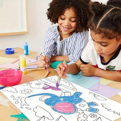 Doodle Scroll Tape Measure 4 in 1 Height Graffiti Scroll 6 Crayon Painting Paper