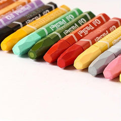 24 Colors Cartoon Crayon Painting Sticks Graffiti Hexagonal Rod Crayon