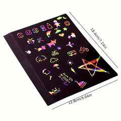 10pcs Mini Art Notebook DIY Crafts Party Supplies