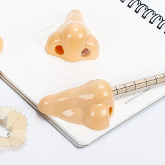 Nose Pencil Sharpeners Stationery Large Nose Hole Pencil Sharpeners