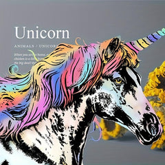 Colorful Animal Scratch Paper Puzzle Handcraft DIY Painting