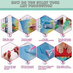 Alien Diamond Painting Kit 5D Rhinestone Cross Stitch Beginner