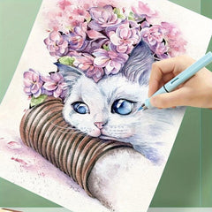 36 Colored Eternity Pencils with Case, 0.5mm Magic Pencil, Paint Set