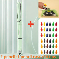 36 Colored Eternity Pencils with Case, 0.5mm Magic Pencil, Paint Set
