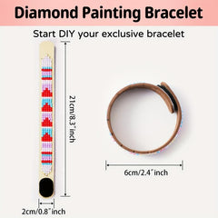 3pcs DIY Diamond Bracelet Kit for Birthday Gifts