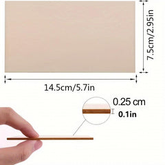 30-50pcs Wooden Rectangular Chips for DIY Art Crafts