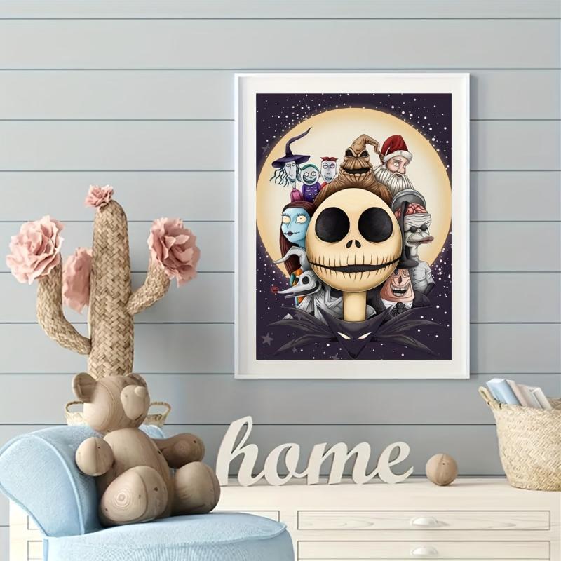 Monster Pattern Diamond Painting Kit Cross Stitch Rhinestone Craft