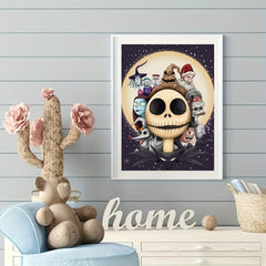 Monster Pattern Diamond Painting Kit Cross Stitch Rhinestone Craft