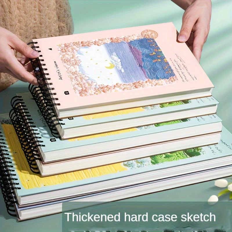 A4 Sketchbook Thickened Art Student Painting Book 8K Blank Drawing Book