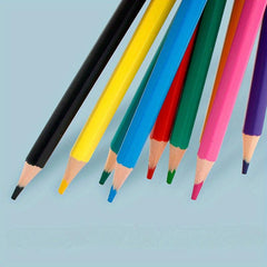 Iron Box 72 Colors Lead Hexagonal Rod Based Colorful Pencil