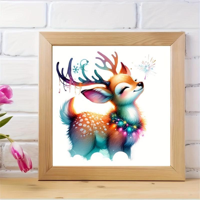 5D DIY Rhinestone Painting Set - Lion Goldfish Elk Turkey