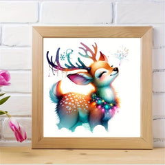 5D DIY Rhinestone Painting Set - Lion Goldfish Elk Turkey