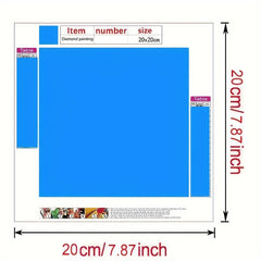 5D DIY Rhinestone Painting Set - Lion Goldfish Elk Turkey