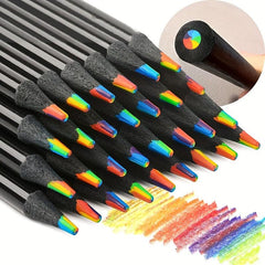 7 Gradient Rainbow Jumbo Colored Pencil For Art