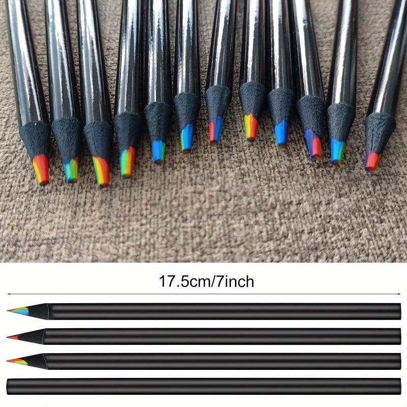 7 Gradient Rainbow Jumbo Colored Pencil For Art