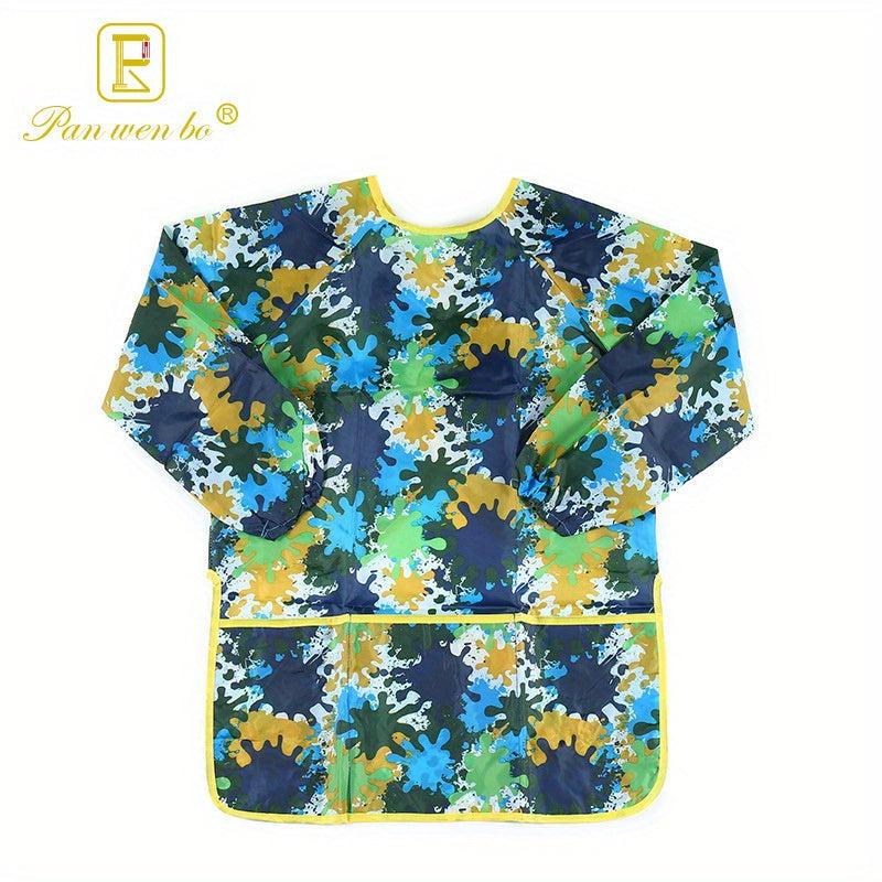 DIY Camouflage Printing Anti Dirt Painting Clothes