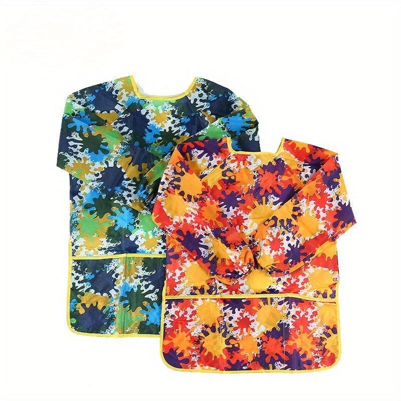 DIY Camouflage Printing Anti Dirt Painting Clothes