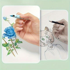 39pcs Colored Permanent Pencil Set 0.5mm w/ Pen Bag & Eraser