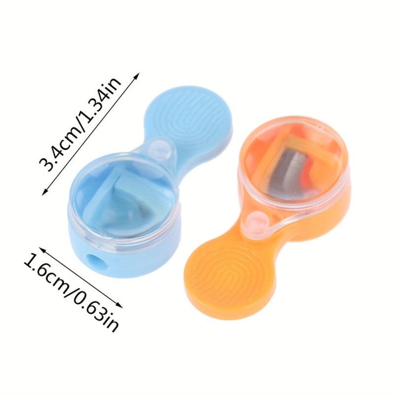 3pcs Lead Pencil Sharpeners 2.0mm Mini Office School Supplies