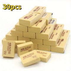 30pcs Student Exam Eraser Brick Art Painting Eraser 4b Eraser Learning Yellow