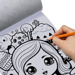 Sweet Halloween Coloring Book For Children - 14.5x21cm - Holiday Party Gift