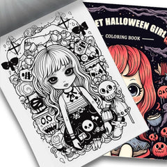 Sweet Halloween Coloring Book For Children - 14.5x21cm - Holiday Party Gift