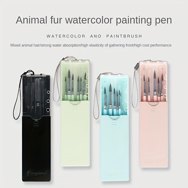 7pcs Watercolor Paint Brushes Set