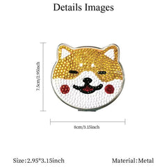 DIY Double-sided Paste Diamond Painting Small Mirror